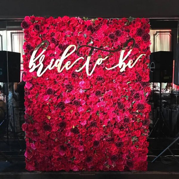 Red Flower Wall - Image 5
