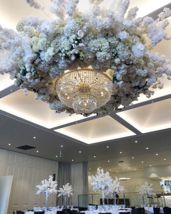 Crystal Basket Chandelier - Image 2